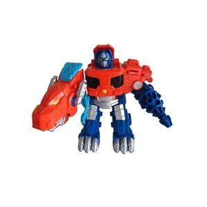 Playskool Transformers Rescue Bots OPTIMUS PRIME Dino Bot T-Rex 5" Action Figure